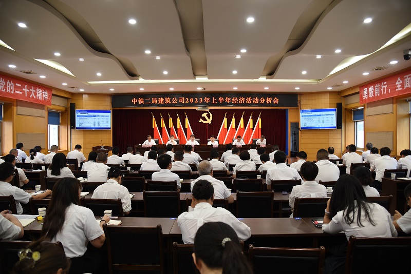 建筑公司召开2023年上半年经济活动分析会